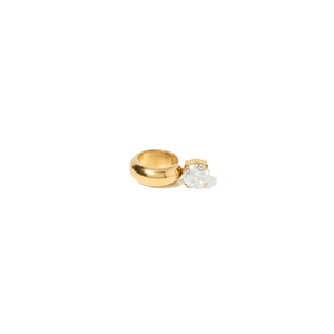 CRYSTAL GLEAM EAR CUFF - ARETES - Malandra Jewelry - EUWA303-JDE0107028