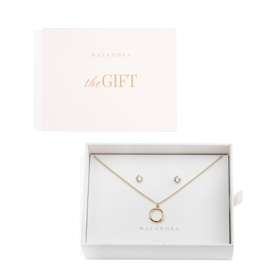 CRYSTAL LOOP GIFT SET - SETS DE REGALO - Malandra Jewelry - SET68 VCC222 - 9090/VCA164 - 3238