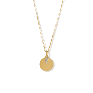 CUSTOM GOLDEN HALO NECKLACE - COLLARES GRABADOS - Malandra Jewelry - ESYC23