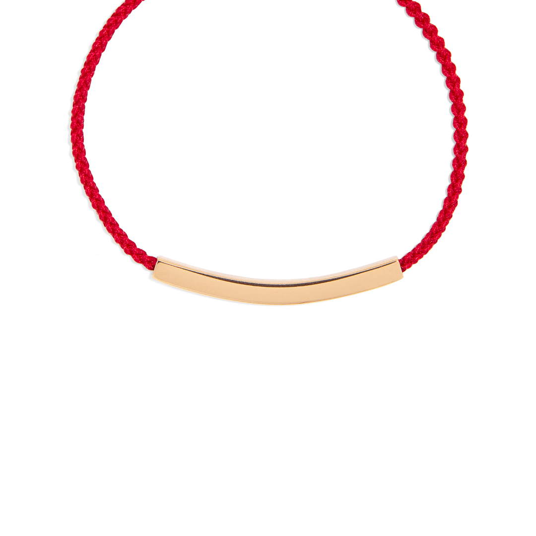 CUSTOM RED GLEAM BRACELET - PULSERAS GRABADAS - Malandra Jewelry - ESYP30.R