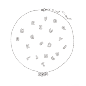 CUSTOM SILVER LUXE NECKLACE - COLLARES - Malandra Jewelry - AC1522.P - F00217