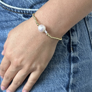 DAINTY PEARL BEAD BRACELET - PULSERAS - Malandra Jewelry - TP2414