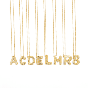 DAZZLE INITIAL NECKLACE - COLLARES - Malandra Jewelry - AC1556.A - N66077