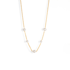 DELICATE PEARL CHAIN NECKLACE - COLLARES - Malandra Jewelry - TC1928