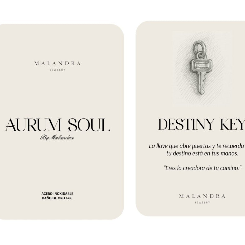 DESTINY KEY - DIJES - Malandra Jewelry - EYHD65-MODEL 8 BIG CHARM