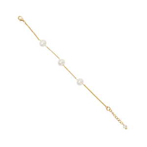 DOTS TRIPLE PEARL BRACELET - PULSERAS - Malandra Jewelry - TP2203