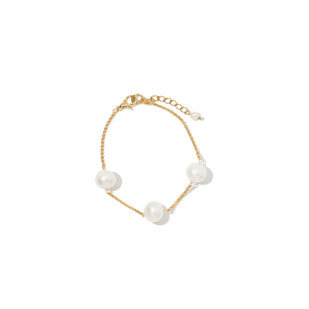 DOTS TRIPLE PEARL BRACELET - PULSERAS - Malandra Jewelry - TP2203