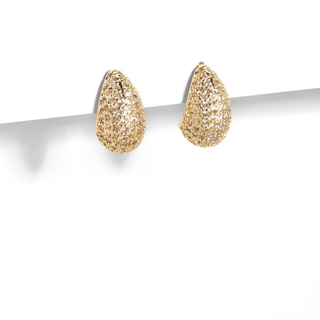 DROP SPARK EARRINGS - ARETES - Malandra Jewelry - FBA383 - JAR0103 - 14