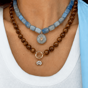 DUNE JADE GAIA NECKLACE - COLLARES - Malandra Jewelry - TC2439