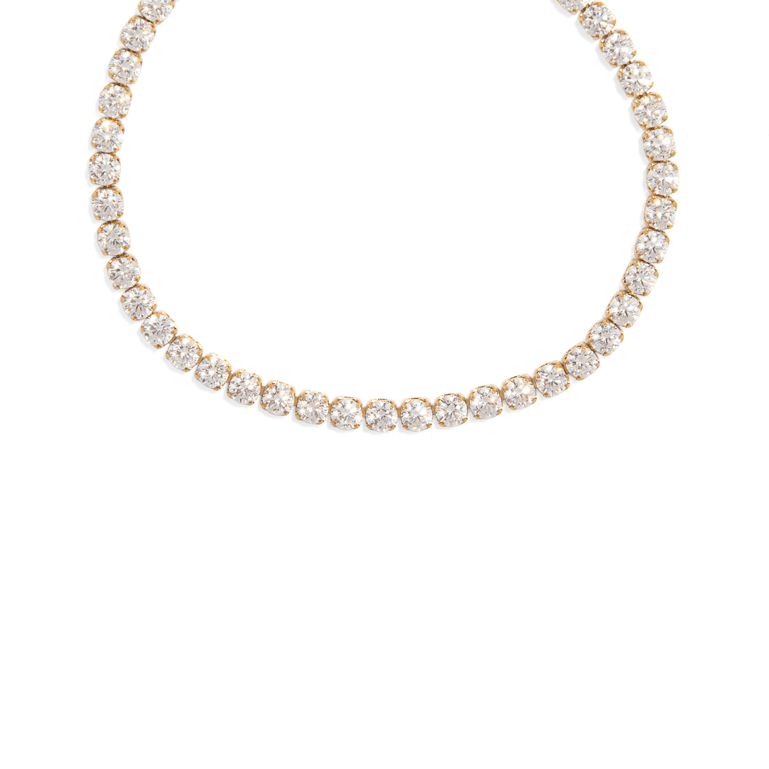 ELEGANT GOLD TENNIS BRACELET - PULSERAS - Malandra Jewelry - EUWP216 - JDB0112060 - 2