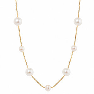 ELEGANT PEARL DOTS NECKLACE - COLLARES - Malandra Jewelry - TC2082