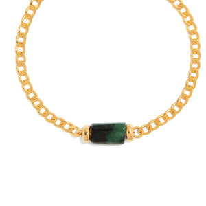 EMERALD AURA BRACELET - PULSERAS - Malandra Jewelry - TP1617