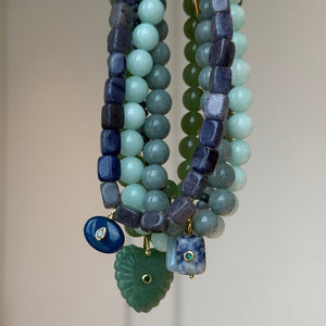 EMERALD HEART GAIA NECKLACE - COLLARES - Malandra Jewelry - TC2508