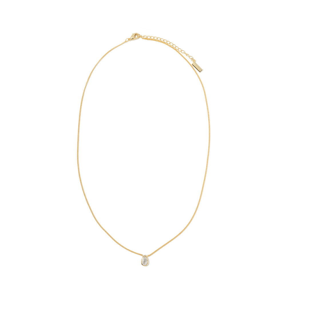 ESSENTIAL CRYSTAL DROP NECKLACE - COLLARES - Malandra Jewelry - ICC554