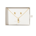 ESSENTIAL GOLDEN STAPLES GIFT SET - SETS DE REGALO - Malandra Jewelry - SET85 / ICA517 - ICC511