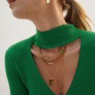 ESSENTIAL SNAKE GOLDEN NECKLACE - COLLARES - Malandra Jewelry - TC1690