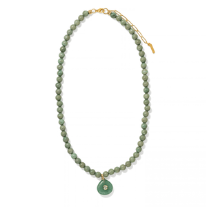 Evergreen Jade Gaia Necklace - COLLARES - Malandra Jewelry - TC2695