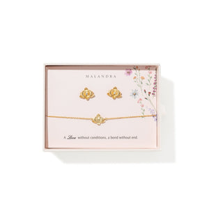 FOR HER ORCHID GIFT SET - SETS DE REGALO - Malandra Jewelry - SET216-ICA562/ICP547