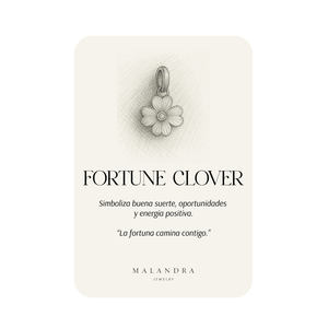 FORTUNE CLOVER - DIJES - Malandra Jewelry - EYHD63-MODEL 6 BIG CHARM