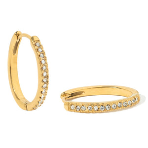 GLAMOUR SHIMMER HOOPS - ARETES - Malandra Jewelry - EUWA513-JDE0305013