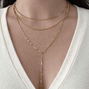 GLEAM LARIAT NECKLACE - COLLARES - Malandra Jewelry - EUWC361-JDN0311228