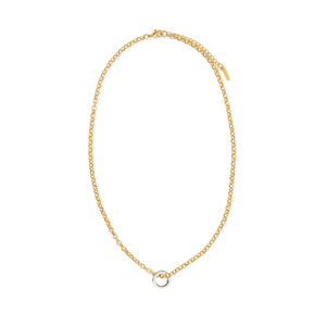 GLOW RING CHARM NECKLACE - COLLARES - Malandra Jewelry - TC2253/ICD558.P