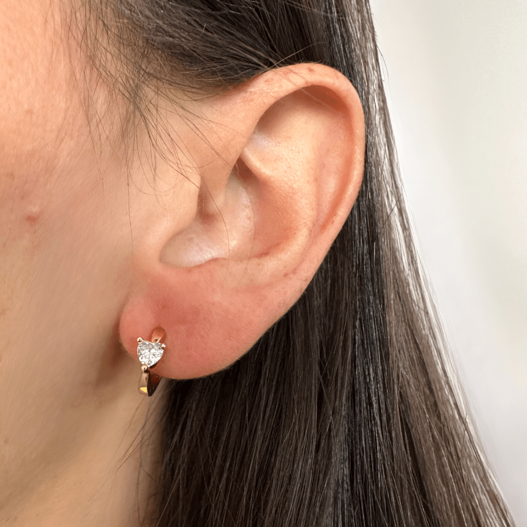 GLOWY LOVE EARRING SET - ARETES - Malandra Jewelry - XSA102 - SB - 2417100GD