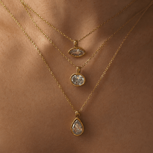 Gold Allure Drop Necklace - COLLARES - Malandra Jewelry - EUWC605-JDN0104306-1