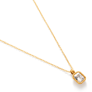 Gold Allure Rectangle Necklace - COLLARES - Malandra Jewelry - EUWC602-JDN0104306-4