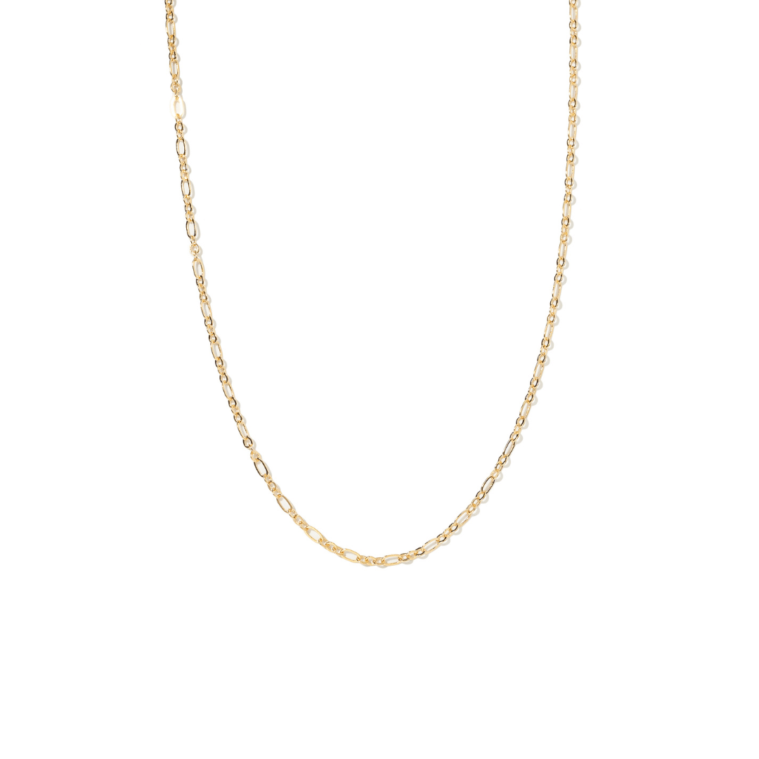 GOLD CHARM LINK CHAIN - COLLARES - Malandra Jewelry - TC2160