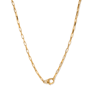 Gold Clasp Chain Necklace - COLLARES - Malandra Jewelry - EUWC676-JDN0106075