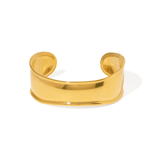 Gold Draped Cuff Bracelet - PULSERAS - Malandra Jewelry - EUWP746-EUWP746