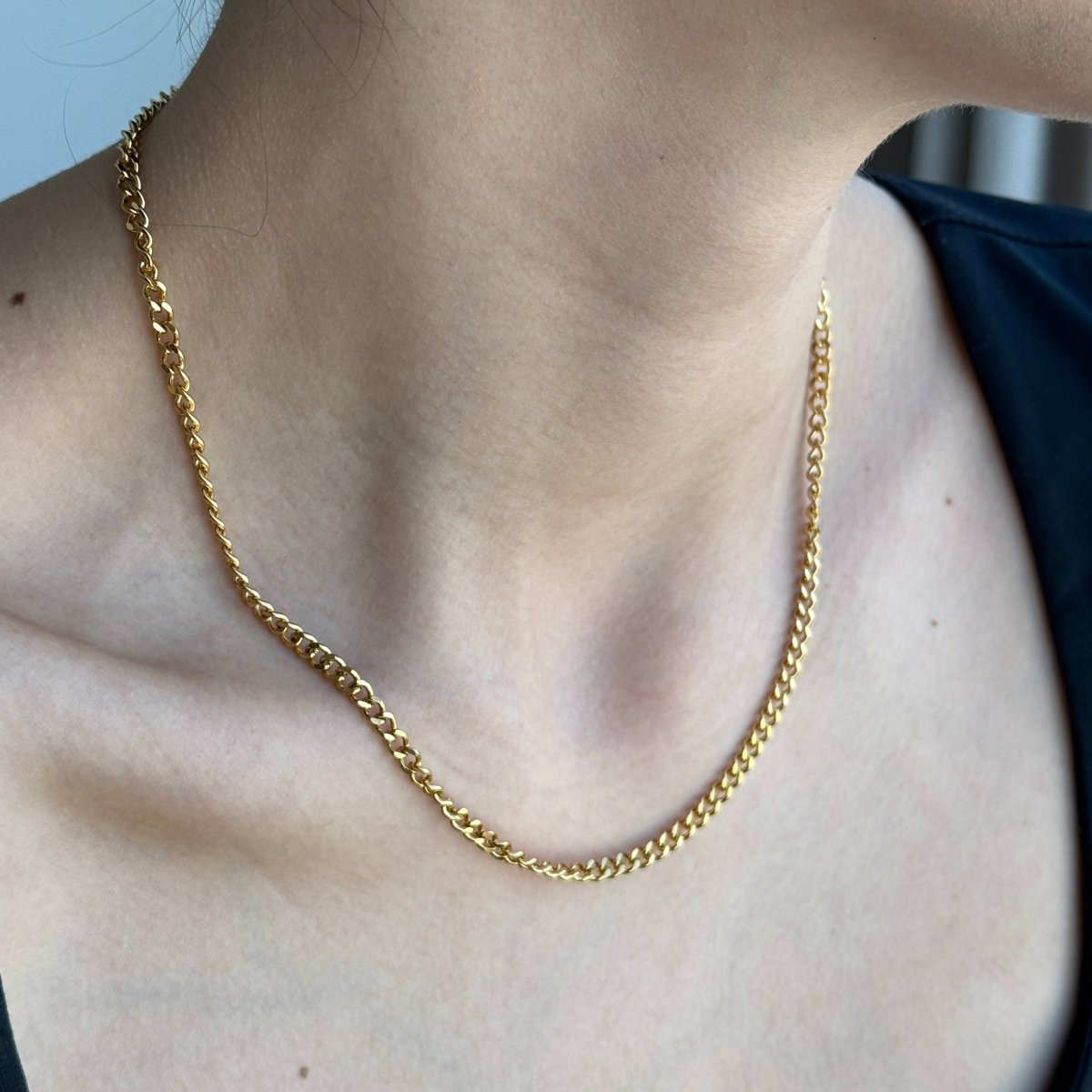 GOLD GLEAM CHAIN - COLLARES - Malandra Jewelry - EUWC64 - JDN20125