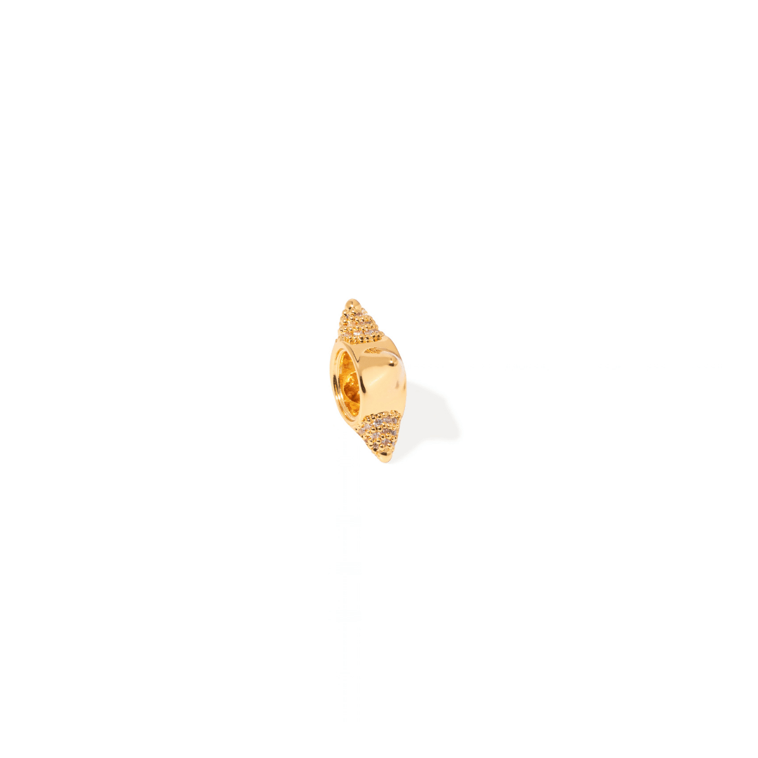 GOLD GUIDANCE CHARM - DIJES - Malandra Jewelry - EYHD173-Model 7 (spikes)