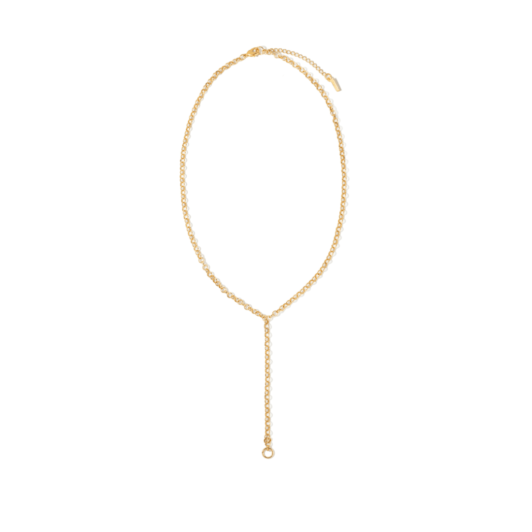 GOLD LARIAT AURUM CHAIN - COLLARES - Malandra Jewelry - TC2217