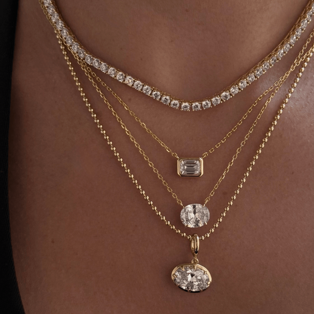 Gold Lustre Beaded Necklace - COLLARES - Malandra Jewelry - LSC17-HC41409