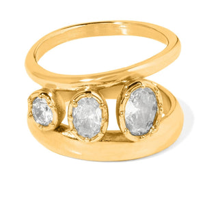 GOLD LUXE HARMONY RING - ANILLOS - Malandra Jewelry - EUWR486.7-JDR0101326-7
