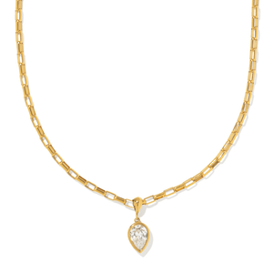 Gold Majestic Drop Necklace - COLLARES - Malandra Jewelry - EUWC636-JDN0306111