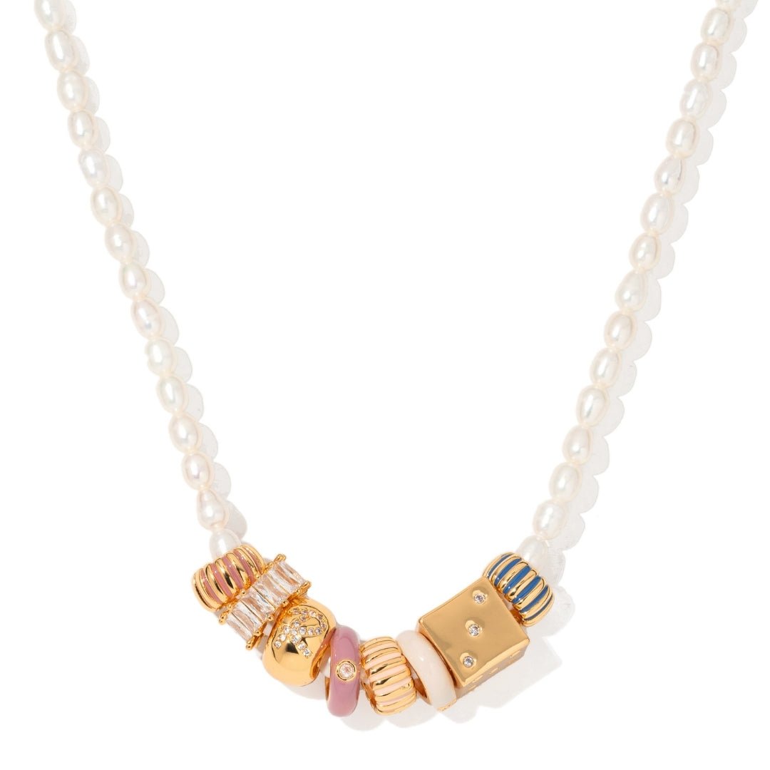 GOLD PURPOSE CHARM - DIJES - Malandra Jewelry - EYHD176-Model 10 (Baguette)