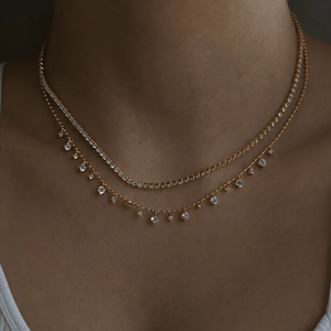 Gold Starlight Necklace - COLLARES - Malandra Jewelry - LGC35-N-E16103