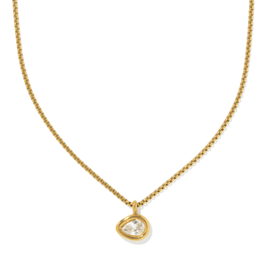 Gold Sway Drop Necklace - COLLARES - Malandra Jewelry - EUWC632-JDN0306120