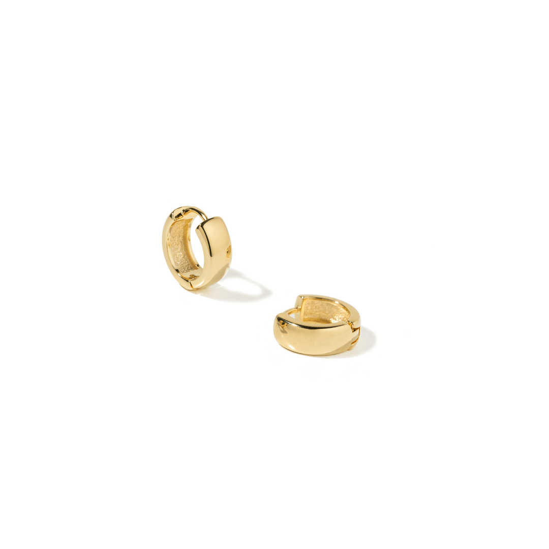 GOLDEN ALLURE HOOPS - ARETES - Malandra Jewelry - ZWA71 - QX02472