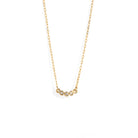 GOLDEN BEZEL SPARK NECKLACE - COLLARES - Malandra Jewelry - VCC220 - 9097