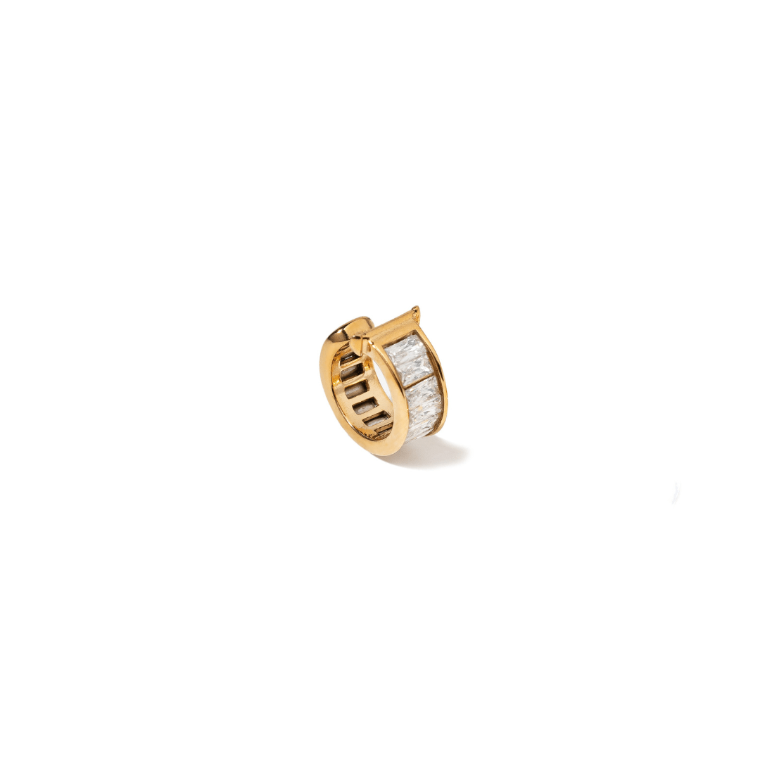 GOLDEN CRYSTAL EAR CUFF - ARETES - Malandra Jewelry - EUWA226 - JDE0111002