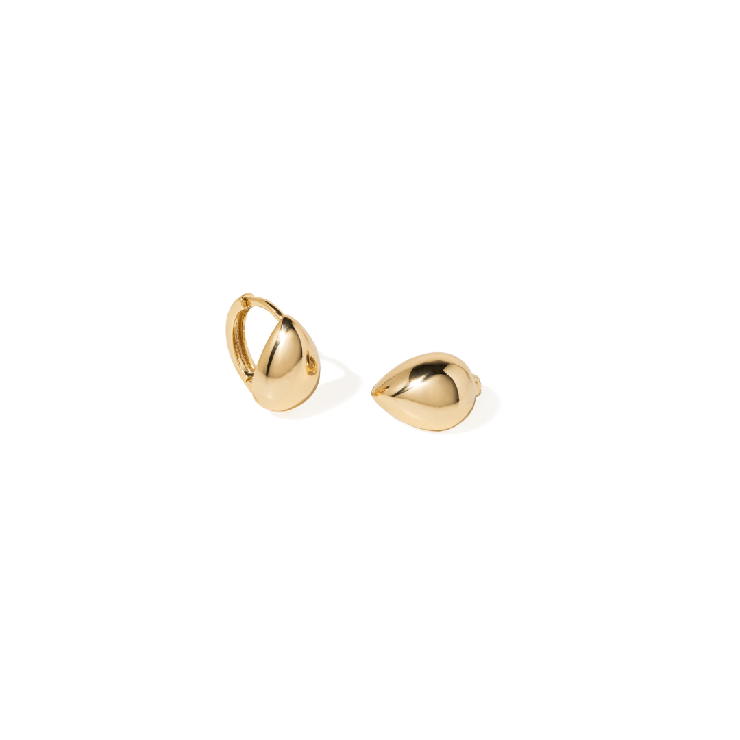 GOLDEN DEW HOOPS - ARETES - Malandra Jewelry - ZWA85-QX06466