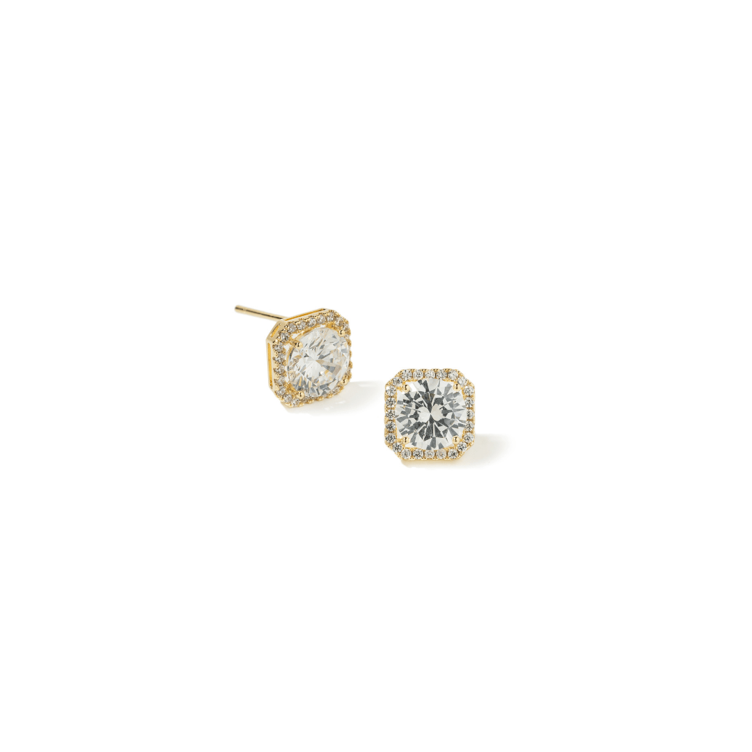GOLDEN GLIMMER EARRINGS - ARETES - Malandra Jewelry - ZWA72 - QX02204