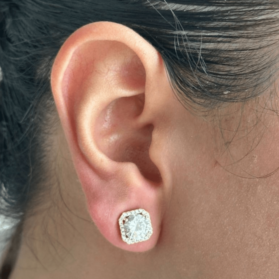 GOLDEN GLIMMER EARRINGS - ARETES - Malandra Jewelry - ZWA72 - QX02204