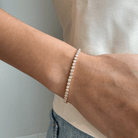GOLDEN GLIMMER TENNIS BRACELET - PULSERAS - Malandra Jewelry - EAWP103 - MMB35