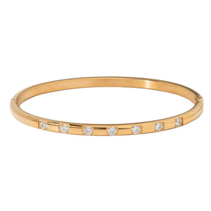 GOLDEN GLOW BANGLE - PULSERAS - Malandra Jewelry - EMKP19-B448