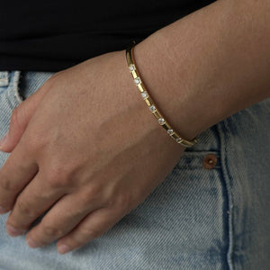 GOLDEN GLOW BANGLE - PULSERAS - Malandra Jewelry - EMKP19-B448